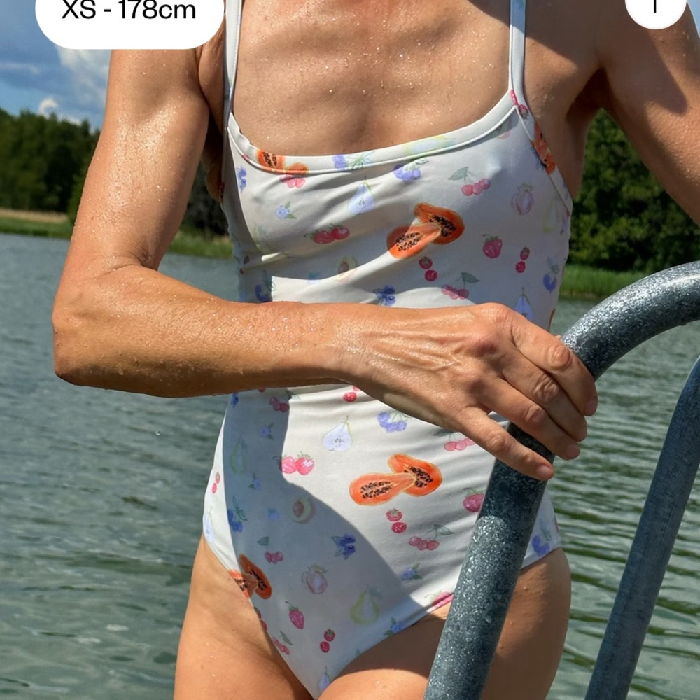 Djerf Avenue Fruit Swimsuit Size L